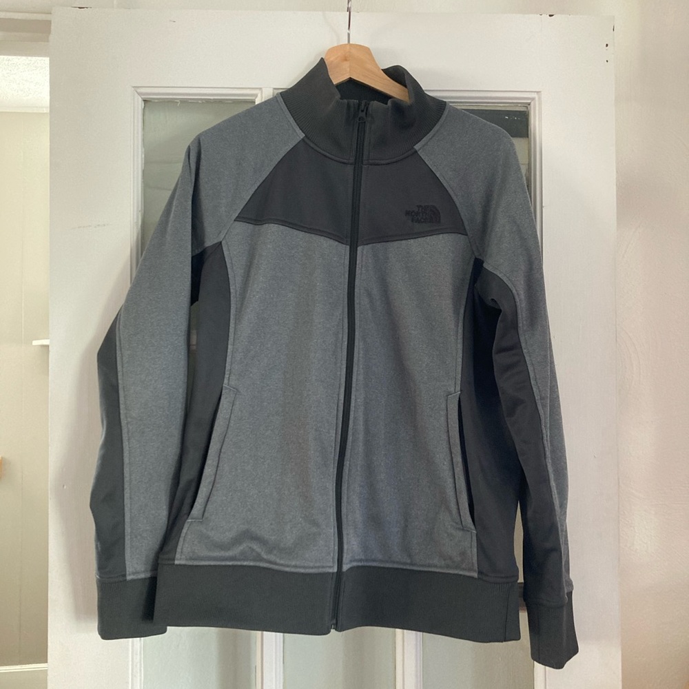 Gray North Face Jacket